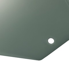 Rear Door Window Glass Right Side Compatible with 2009 Dark Passenger Side