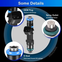 Upgraded Fuel Injectors Compatible with Dodge Dakota 2004 2005 2006 2007 2008…