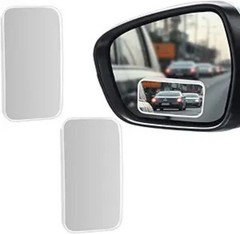 2-Pack Rectangular Blind Spot Mirrors for Cars, HD Glass Wide Angle Convex Stick