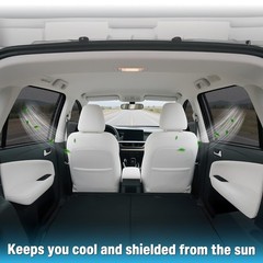 ZATOOTO Car Window Shades for Honda Civic 2022-2025, 4 Pack Honda Civic Sun S…