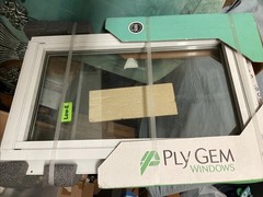 Ply Gem Single-Hung Vinyl Window 18 X 27.5 White Double Pane Colonial. Low E New
