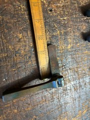 Art Deco Cast Brass Teardrop Sash Lock . Old Window Hardware 1930’s