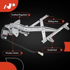 Power Window Regulator with Motor Side Compatible with Toyota Rear Passenger