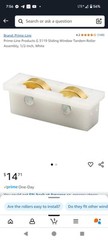 (10pack) Prime-Line G 3119 Sliding Window Tandem Roller Assembly, 1/2 In