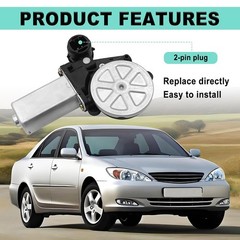 Toyota Camry 2002 2006 Front Left Driver Side Power Window Motor Compatible