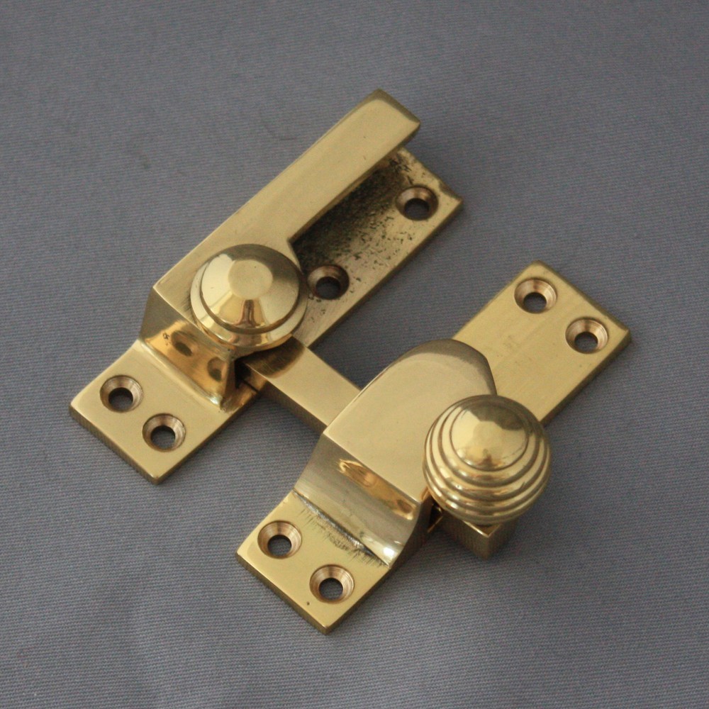Brass Beehive Sash Window Fastener