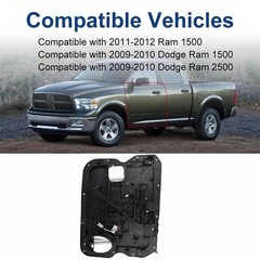 Front Driver Side Window Regulator with Motor Replacement for 2009-2012 Ram