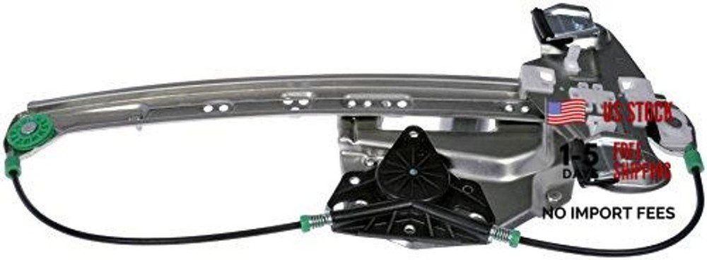 741-583 Rear Driver Side Power Window Regulator and Motor Assembly Compatible