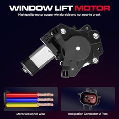 Rear Passenger Side Power Window Regulator with Motor (2 Rear Passenger (RH)